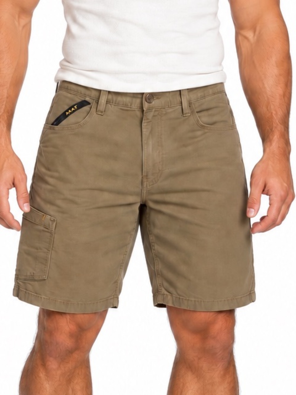 Ariat Rebar M4 Relaxed DuraStretch Shorts size 40 tan